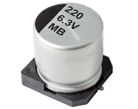 HMB SMD High Capacitance Ultra-Low ESR Conductive Polymer Aluminum Solid Electrolytic Capacitors