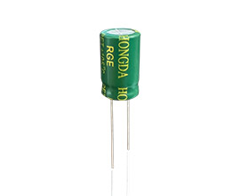 RGE Series, Radial Aluminum Electrolytic Capacitors, low impedance, high ripple current,long life